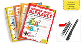 Wonder Magic - Pack of 4 Books Interactive Learning Set: Maths, Drawing, Numbers & Alphabet | Ages 3-6 | 6+ Hours of Skill-Building Fun