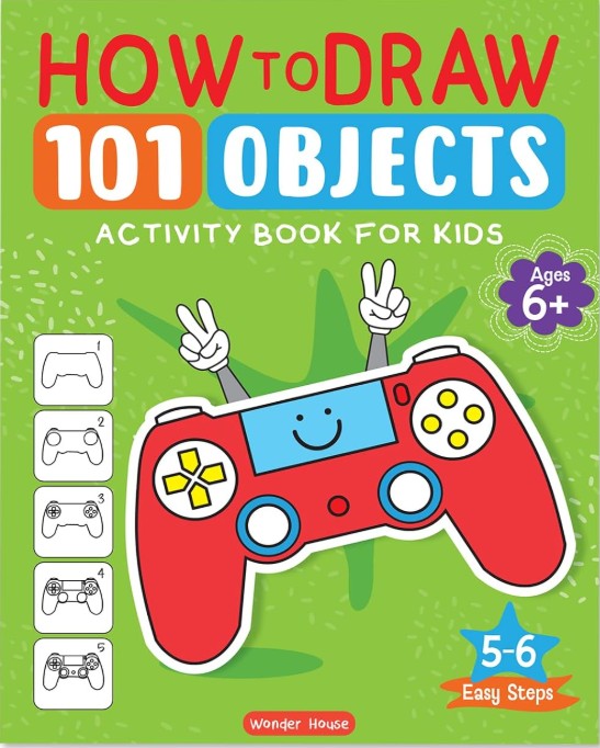 How to Draw: 101 Objects | Step-by-Step Drawing Activity Book for Kids