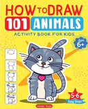 How to Draw: 101 Animals | Step-by-Step Drawing Activity Book for Kids