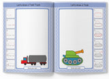 How to Draw: 101 Vehicles | Step-by-Step Drawing Activity Book for Kids