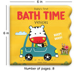 Baby's First Bath Time: Vehicles (Soft Book)