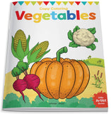 Little Artist Series Vegetables: Copy Colour Books