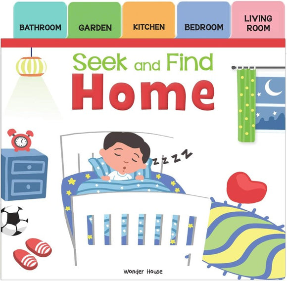 Seek And Find - Home : Early Learning Board Books With Tabs