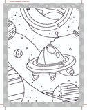 My Ultimate Space Colouring Fun Book (With Free Crayons)