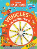 My Ultimate Vehicles Colouring Fun Book(With Free Crayons)