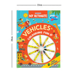 My Ultimate Vehicles Colouring Fun Book(With Free Crayons)