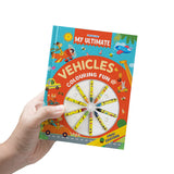 My Ultimate Vehicles Colouring Fun Book(With Free Crayons)