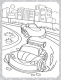 My Ultimate Vehicles Colouring Fun Book(With Free Crayons)