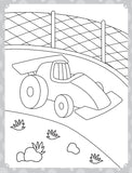 My Ultimate Vehicles Colouring Fun Book(With Free Crayons)