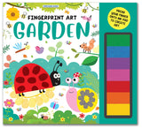 Fingerprint Art Activity Book for Children - Garden with Thumbprint Gadget