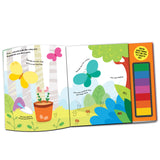 Fingerprint Art Activity Book for Children - Garden with Thumbprint Gadget