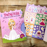 Princesses - Coloring and Sticker Activity Book (With 150+ Stickers)
