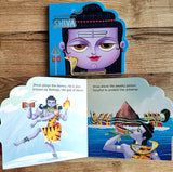 My First Shaped Board Book: Illustrated Lord Shiva Hindu Mythology Picture Book for Kids Age 2+