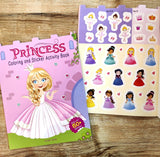 Princesses - Coloring and Sticker Activity Book (With 150+ Stickers)