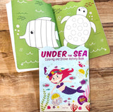 Under The Sea - Coloring and Sticker Activity Book (With 150+ Stickers)