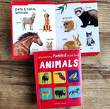 Early Learning Padded Book of Animals : Padded Board Books For Children
