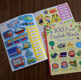 100 First English Words Sticker Book