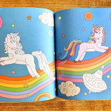 Born To Be Awesome Unicorn - Sticker Coloring Book With 100+ Stickers: Fun Activity Book For Children