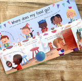 Usborne First Questions and Answers: Where does my food go?