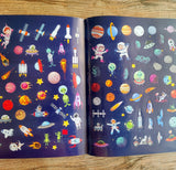 Pop-Out in the Space- With 3D Models Colouring and Stickers