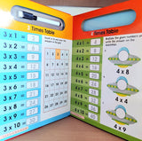 My Big Wipe And Clean Book of Times Tables for Kids : Fun With Maths