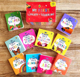 My First Library of Learning (Box Set): Complete collection of 10 early learning board books (homeschooling/preschool/baby, toddler)