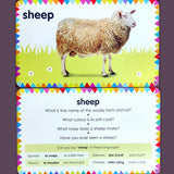 My First Animals: 16 colourful early learning cards