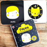 Baby Touch: Faces: A black-and-white book