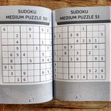 Sudoku - Brain Games For Smart Minds Level 2 Medium : Brain Booster Puzzles for Kids, 120+ Fun Games