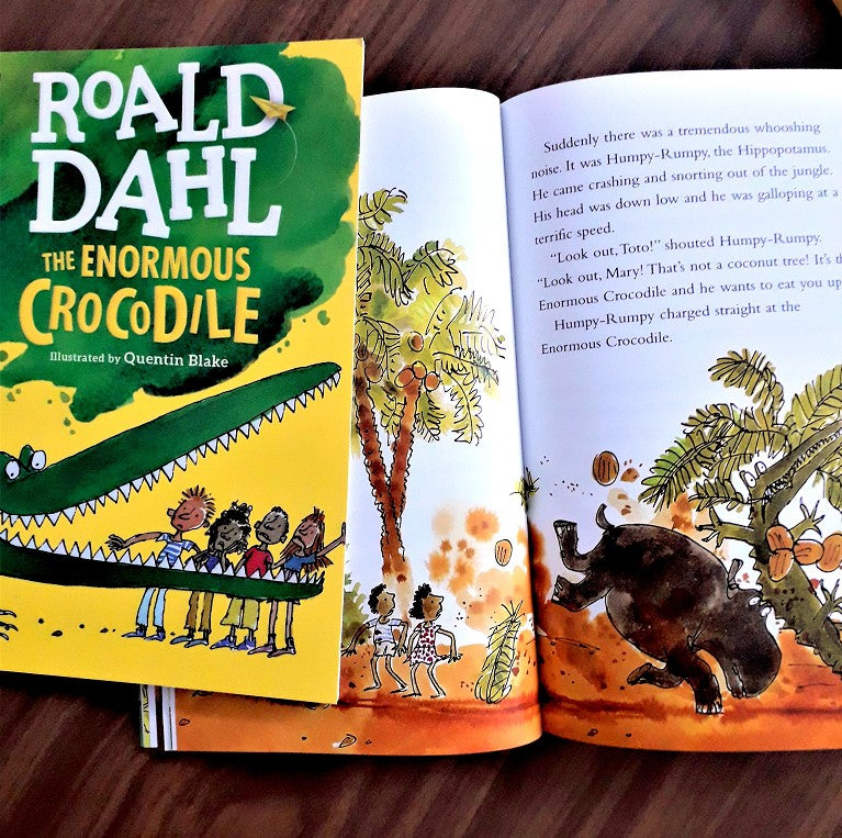 The Enormous Crocodile By Roald Dahl & Quentin Blake – Picture Puffin, Very Good Condition