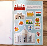 My First Travel Sticker Book: Exciting Sticker Book With 100 Stickers