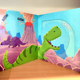 Slide And See - Meet The Dinos : Sliding Novelty Board Book for Kids