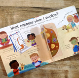 Usborne First Questions and Answers: Where does my food go?