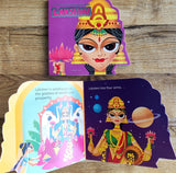 My First Shaped Board Book: Illustrated Goddess Laxmi Hindu Mythology Picture Book for Kids Age 2+
