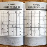 Sudoku - Brain Games For Smart Minds Level 4 Killer : Brain Booster Puzzles for Kids, 120+ Fun Games