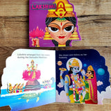 My First Shaped Board Book: Illustrated Goddess Laxmi Hindu Mythology Picture Book for Kids Age 2+