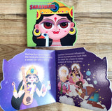 My First Shaped Board Book: Illustrated Saraswati Hindu Mythology Picture Book for Kids Age 2+
