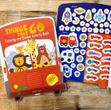 Things That Go - Coloring and Sticker Activity Book (With 150+ Stickers)