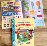 My Trip to the Supermarket Activity and Sticker Book