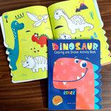 Dinosaurs - Coloring and Sticker Activity Book (With 150+ Stickers)