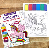 Pick and Paint Coloring Activity Book For Kids: Unicorn