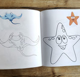 Little Artist Series Sea Animals : Copy Colour Books