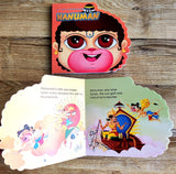 My First Shaped Board Book: Illustrated Lord Hanuman Hindu Mythology Picture Book for Kids Age 2+
