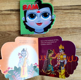 My First Shaped Board Book: Illustrated Ram Hindu Mythology Book for Kids Age 2+