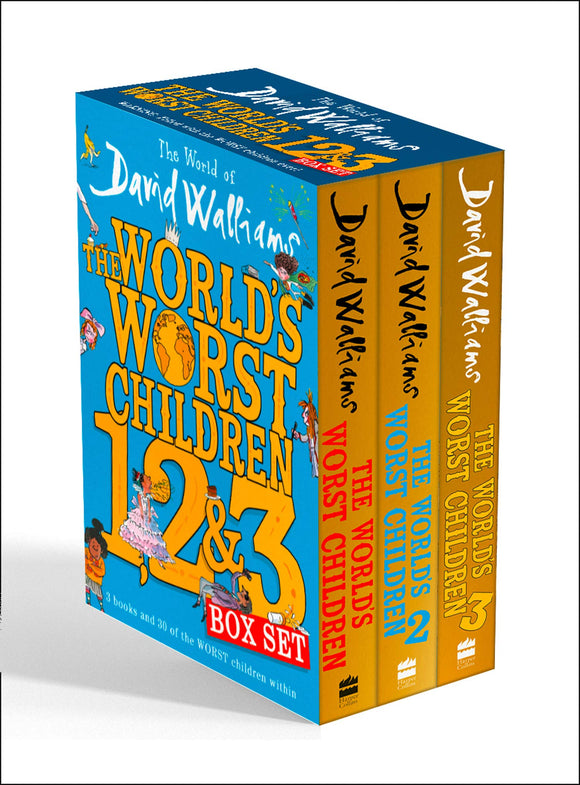 The World of David Walliams: The World’s Worst Children 1, 2 & 3 Box Set by David Walliams