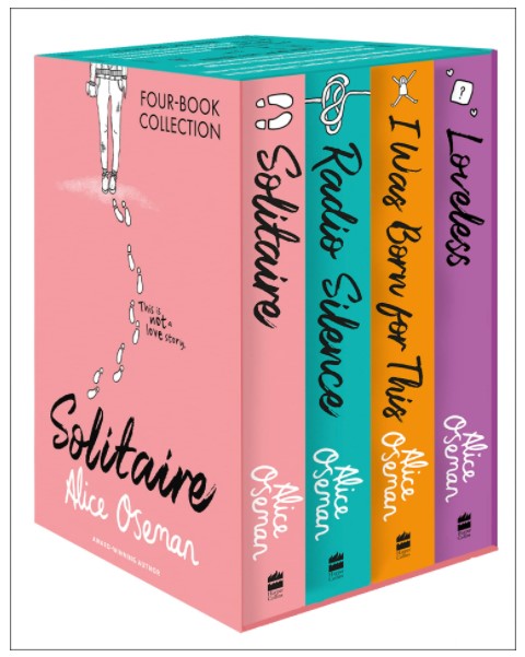 Alice Oseman Four-Book Collection Box Set (Solitaire, Radio Silence, I Was Born For This, Loveless) by Alice Oseman
