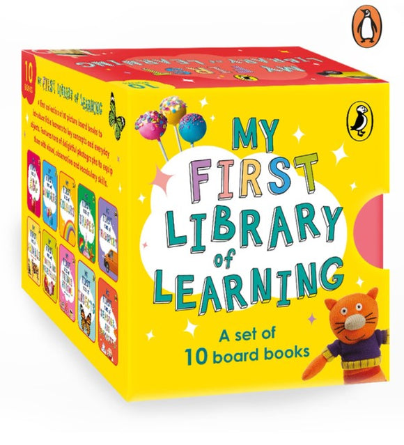 My First Library of Learning (Box Set): Complete collection of 10 early learning board books (homeschooling/preschool/baby, toddler)