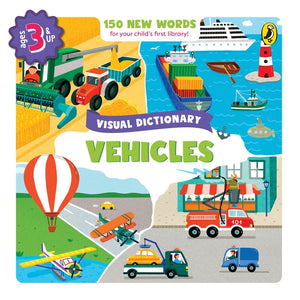 Visual Dictionary: Vehicles (Ages 3 and up | First Library | Early Learning Board Books)