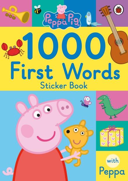 Peppa Pig: 1000 First Words Sticker Book by Ladybird