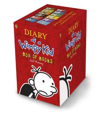 Diary of a Wimpy Kid Box Set - Books 1-12 (Paperback) by Jeff Kinney